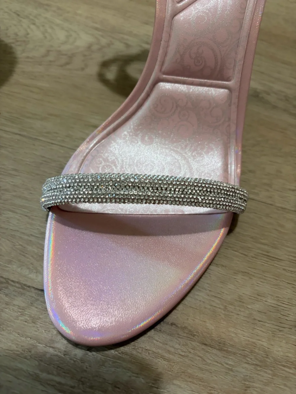 💗 NWOT Wicked x ALDO Glinda pink magic sparkle heels - Picture 11 of 12